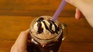 누텔라 쉐이크  Nutella Milkshake recipe [upl. by Chiaki]