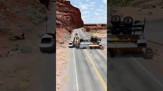 Realistic Highway Car Crashes 64  BeamNGdrive [upl. by Phaidra]