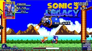 Sonic 3 Legacy Remake  Sonic 3 AIR Mod [upl. by Ssew]