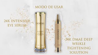 Modo de Usar 24K Deep Wrikle amp Eye Serum [upl. by Bennink]