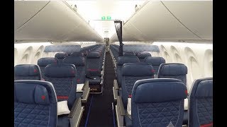 Delta A220100 cabin tour [upl. by Mayes826]