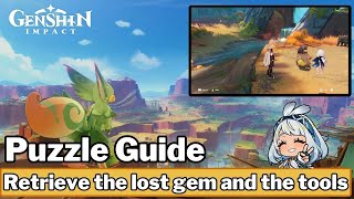 Retrieve the lost gem and the tools  Genshin Impact Natlan [upl. by Caldwell]