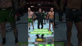 Bruce Buffer made the correct call for Anthony Smith real quick 😂 UFC301 [upl. by Zerelda]