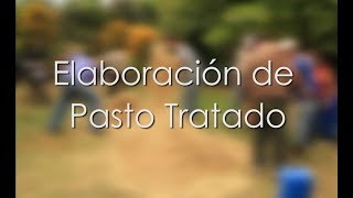 ELABORACIÓN DE PASTO TRATADO O FERMENTADO [upl. by Karilla837]