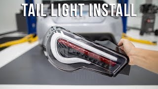 How to Install Tail Lights Scion FRS Subaru BRZ amp Toyota GR86 [upl. by Gnoy797]