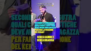 RISPOSTA amp DOMANDA SENZA GAMBE E SENZA BRACCIA standupcomedy angeloamaro [upl. by Airad]