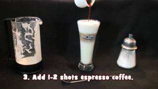 How to pour a Latte Macchiato in under 1 Minute [upl. by Olva773]