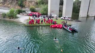 🚒 Ankara İtfaiyesinden Su Üstü Arama Kurtarma Eğitimi 🚒 [upl. by Haimerej199]