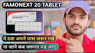 Famonext 20 tablet uses dose benefits and side effects full reviewhow to take [upl. by Yenruoc]