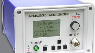 AnaPico Apsin 26G 26GHz RF Signal Generator [upl. by Kcinemod]