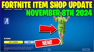 NEW DESIRABLE ICON EMOTE Fortnite Item Shop November 8th 2024 Fortnite Battle Royale [upl. by Kanya85]