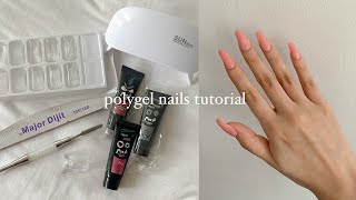 trying the polygel nail kit from shopee below php500 [upl. by Sayette]