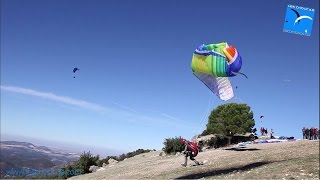 Tuto parapente  la gestion du tangage au decollage [upl. by Cleland]