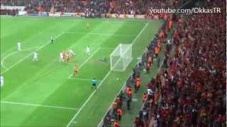 Galatasaray 10 Man United Burak Golün Tribün Çekimi HD [upl. by Irrot332]