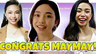 CONGRATULATIONS MAYMAY ENTRATA 😱 [upl. by Richelle]