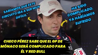 Entrevista  Checo Pérez sabe que el GP de Mónaco será complicado para él y Red Bull F1 Radio [upl. by Normalie918]