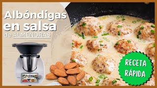 ALBÓNDIGAS en SALSA DE ALMENDRAS 🧆​​ con THERMOMIX ✅​  Así se hacen las albóndigas MÁS JUGOSAS 🤩​ [upl. by Lauro]