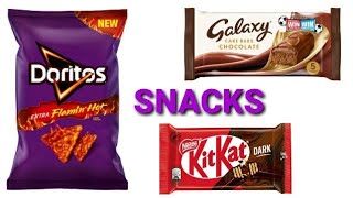 7 Snacks from a British Supermarket [upl. by Nagiam]