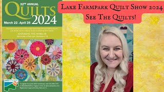 Peek at a Quilt Show  Lake Farmpark 2024 [upl. by Adiehsar]