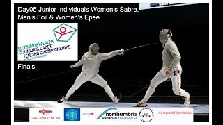 Day05 Commonwealth Junior amp Cadet Fencing Championships 2018  Finals [upl. by Tezil531]