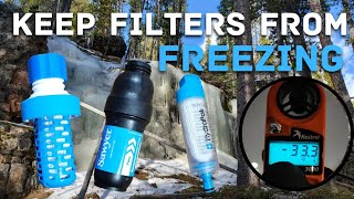 Preventing your water filters from freezing [upl. by Georgie]