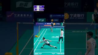 trickshots badminton badmintonindonesia badmintonlovers badmintonplayer highlights shorts [upl. by Ydisahc]