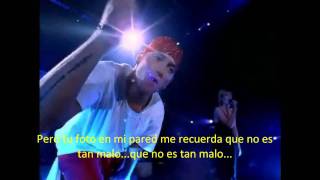 Eminem ft Dido  Stan Traducida y Subtitulada al Español HD  Live in London [upl. by Llerrah655]