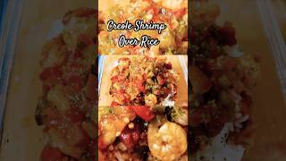 Creole Shrimp Over Rice food foodie creole shrimp cajun cajunsauce cajunfood fyp foodshorts [upl. by Alodi]