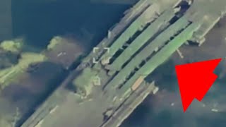 Make Shift Bridge Destroyed By GBU39 Guided Precision Bomb [upl. by Imef547]