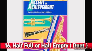 16 Half Full or Half Empty  Duet  II Accent on Achievement Book 1 [upl. by Adnema]