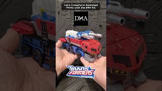 Quick Tutorial Lets Transform Animated Optimus Prime with the DNA Upgrade Kit [upl. by Kampmeier]