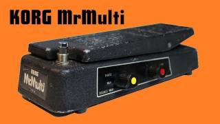 KORG Mr Multi  Analog Filter Pedal 1975  HQ DEMO [upl. by Eicak]