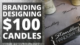 BRANDING 100 CANDLES Branding and design for luxury candles part two [upl. by Ahsahs517]