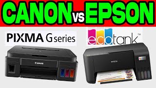 Canon G Series Vs Epson Ecotank Printer bhentech [upl. by Mulcahy]