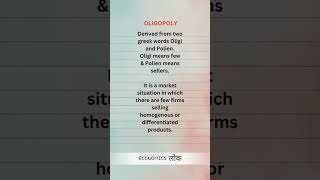 oligopoly economics class11economics microeconomics shorts economicsnotes [upl. by Notreve]