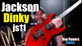 Jackson Dinky js11  5 Reasons To Buy It and 3 Concerns [upl. by Jonati]