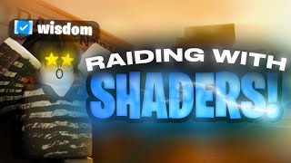 Raiding In Da Hood With SHADERS 🤩 [upl. by Erb]