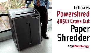 Fellowes Powershred 485Ci Cross Cut Paper Shredder [upl. by Andres]