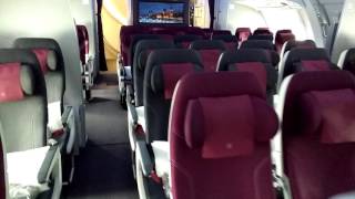 Qatar Airways A380 upper deck economy cabin [upl. by Valaria27]