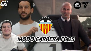 PRIMER MODO CARRERA en FC 25 con el renacer del VALENCIA F 1 [upl. by Acirne]