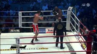 httpwwwBoxemagcom  Florian Pavic vs Bob Sapp Stekos Fight Night 26082011 [upl. by Anasxor]