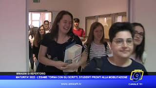 Maturità 2022  Lesame torna con gli scritti studenti pronti alla mobilitazione [upl. by Black]