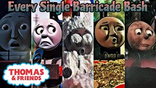 Thomas amp Friends  Every Single Barricade Bash Model to CGI [upl. by Myrle155]