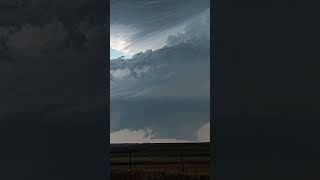 Beautiful SaskatchewanMontana Storm saskatchewan storm stormchasing weather nature supercell [upl. by Nicolette54]