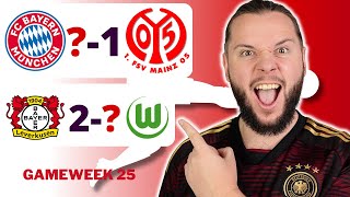 Bundesliga Gameweek 25 Predictions amp Betting Tips [upl. by Ytsim]