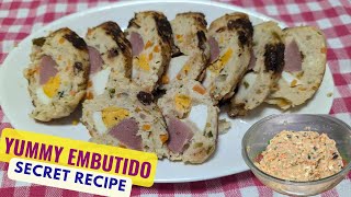 CHICKEN EMBUTIDO SECRET RECIPE TO MAKE IT YUMMY amp DELICIOUS [upl. by Aidni445]