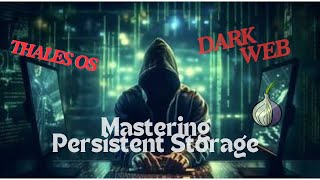 24How to Use Persistent Storage in Tails OS Enhanced Security and anonymity Dark web [upl. by Ydnys]