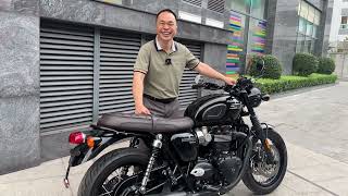 Triumph Bonneville T120 Black 2023  Motor Mai Anh [upl. by Gow]