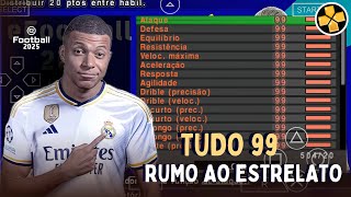 PASSO A PASSO SAVES TUDO 99 PARA COMEÇA NO RUMO AO ESTRELATO DO PES PPSSPP [upl. by Kenon]