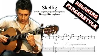 Loreena McKennitt  Skellig TAB  fingerstyle guitar tabs PDF  Guitar Pro [upl. by Grani805]